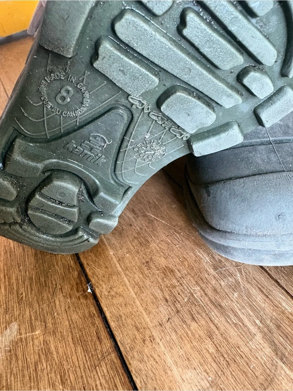 Kamik TUNDRA JR Olive/Gray Waterproof Kids Winter Boots